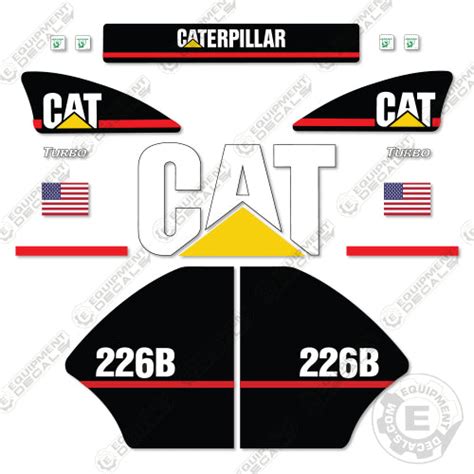 cat 226 skid steer decals|Caterpillar 226B.